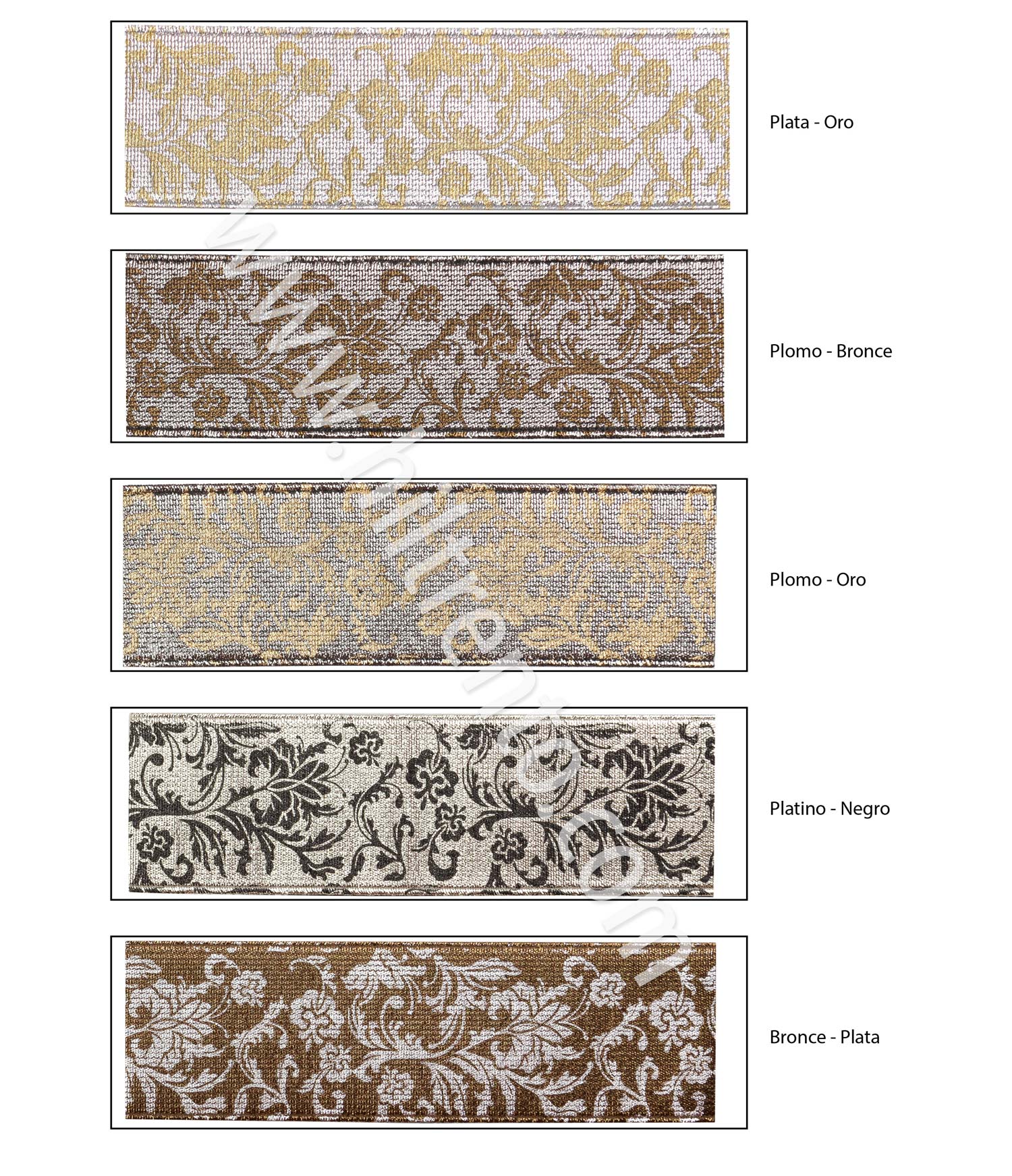 carta colores elastico flores