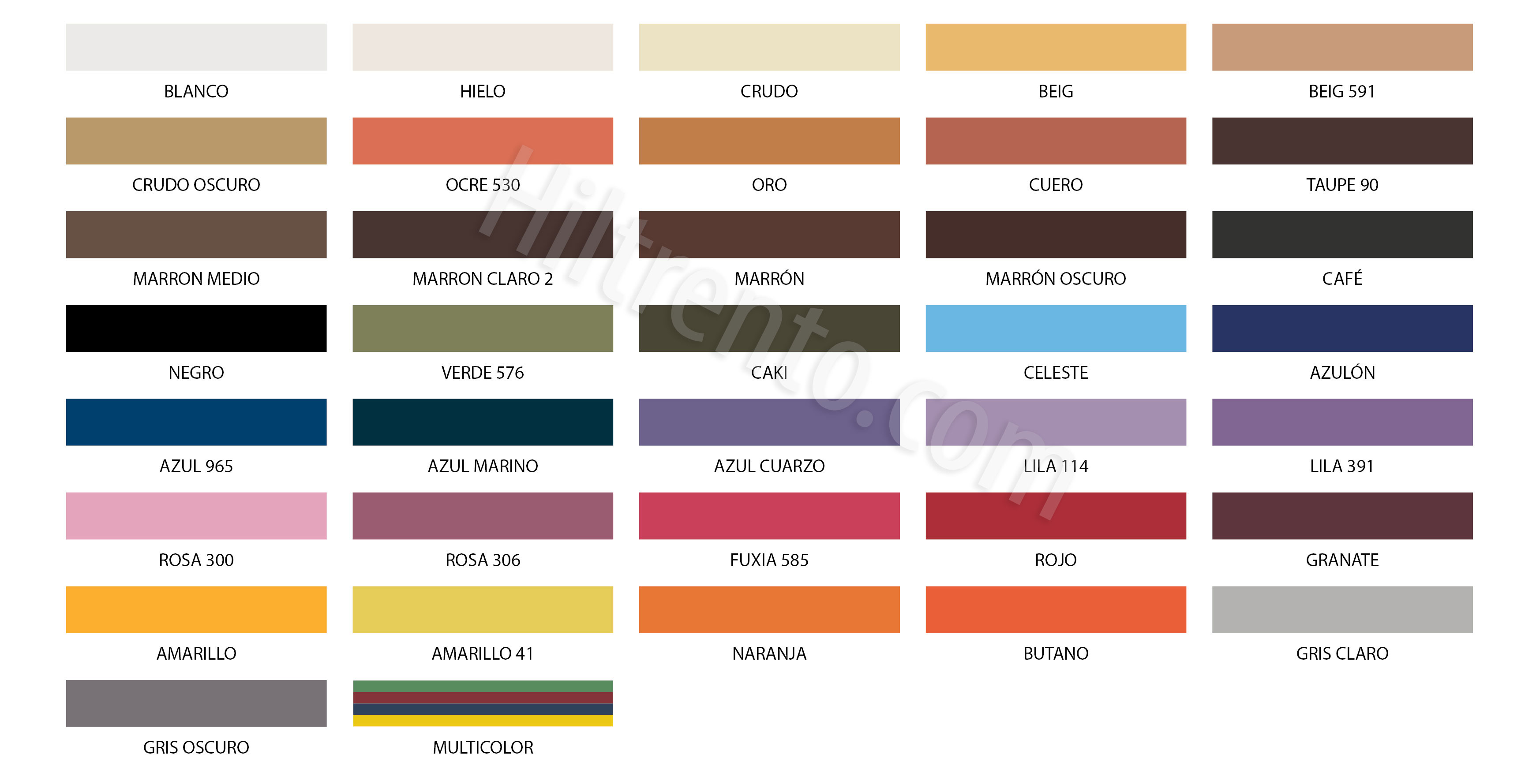 hilo encerado multicolor