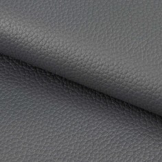 Piel cuero vacuno grabado en relieve, color gris, grosor...