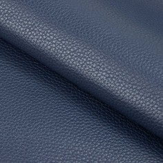 Piel cuero vacuno grabado en relieve, color azul navy,...