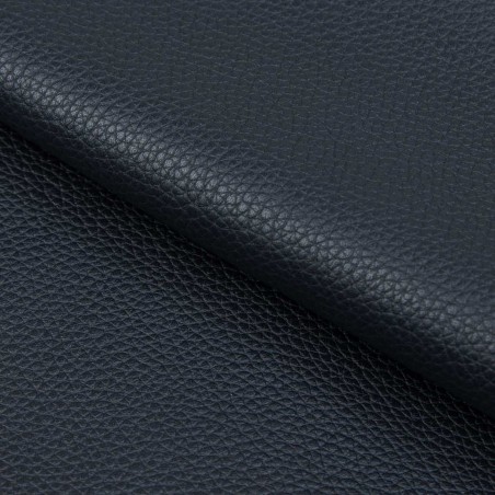 Piel cuero vacuno grabado en relieve, color azul marino, grosor 1,4 - 1,6 mm