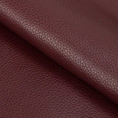 Piel cuero vacuno grabado en relieve, color burdeos,...