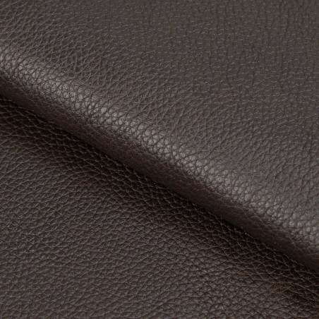 Piel cuero vacuno grabado en relieve, color marrón, grosor 1,4 - 1,6 mm