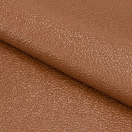 Piel cuero vacuno grabado en relieve, color roble, grosor 1,4 - 1,6 mm