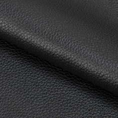 Piel cuero vacuno grabado en relieve, color negro, grosor...