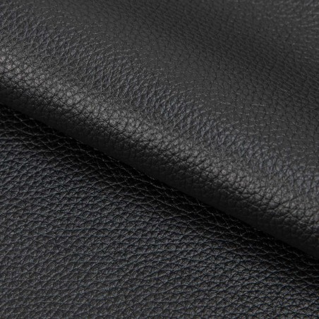 Piel cuero vacuno grabado en relieve, color negro, grosor 1,4 - 1,6 mm