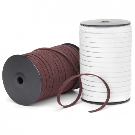 Cordón elástico 100% reciclado Recover R Blue ®, 10 mm, sargado- Rollo 100 metros