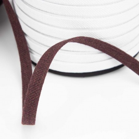 Cordón elástico 100% reciclado Recover R Blue ®, 10 mm, sargado- Rollo 100 metros