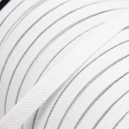 Cordón elástico 100% reciclado Recover R Blue ®, 10 mm, sargado- Rollo 100 metros