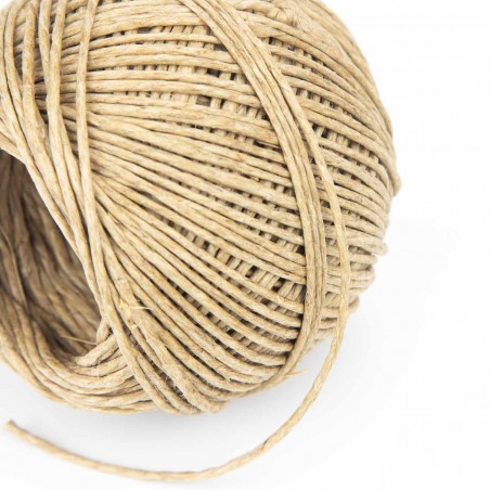 Hilo de bramante cáñamo pulido 1.5 mm, nº2, biodegradable - Bobina 100g