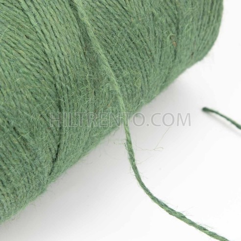 Hilo de yute verde fino Nº3, 2 cabos,...