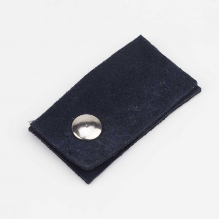 Remache Ø11 mm Hierro níquel plateado, doble tapa calotado, para cuero