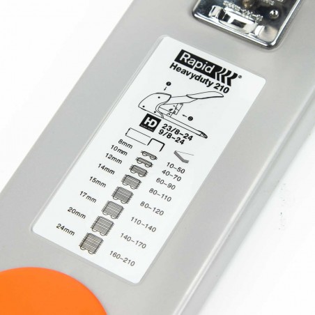 Grapadora rapid heavy duty HD 210, extra fuerte y gran capacidad