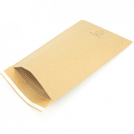 Sobres de envío rígidos A3, 300x440 mm, 100% cartón ondulado reciclado, acolchados - Caja 75 uds