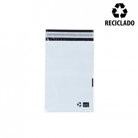 Sobres courier envíos 175x250+40 mm, bolsa de plástico reciclado