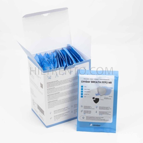 Caja 25 Mascarillas Limber FFP2 NR...
