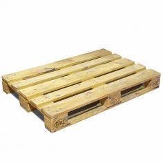 Palet europeo 120 x 80 cm, de madera, Usado