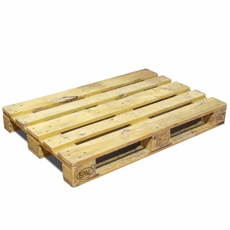 Palet europeo 120 x 80 cm, de madera, Usado