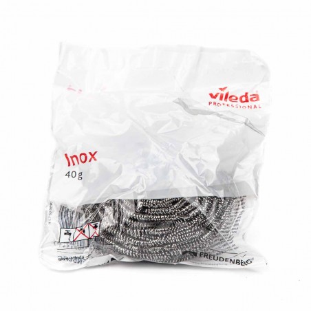 Estropajo de acero inoxidable espiral 40g Vileda