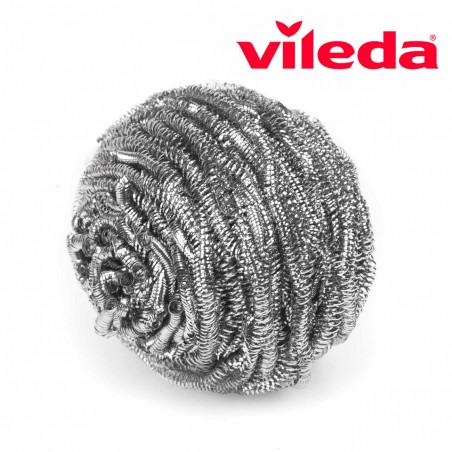 Estropajo de acero inoxidable espiral 40g Vileda