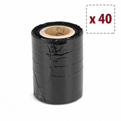 Mini film embalaje manual negro 10 cm - Caja 40 uds