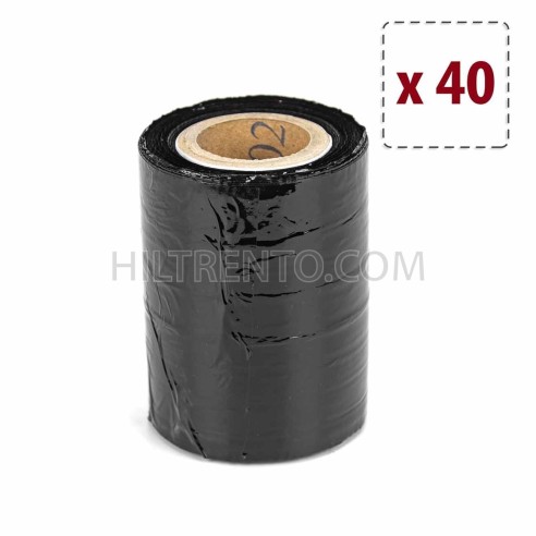 Mini film embalaje manual negro 10 cm - Caja 40 uds