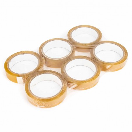 Precinto 25mm x 66m Transparente - Caja 72 uds