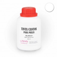 Tinte Blanco para pintar bordes de cuero y piel, tinta...