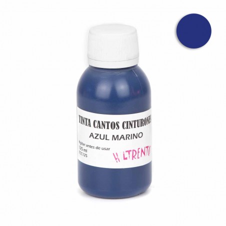 Tinte azul marino para cantos de piel y cinturones - 125 ml