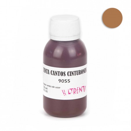 Tinte caoba 9055 para cantos de piel y cinturones - 125 ml