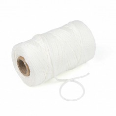 Trencilla blanca de poliéster 1.8 mm, hilo tiralíneas,...