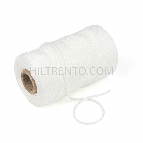 Trencilla blanca de poliéster 1.8 mm, hilo...