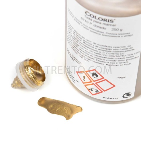 Tinta multiusos Coloris 8710 P Oro dorada - 250 g
