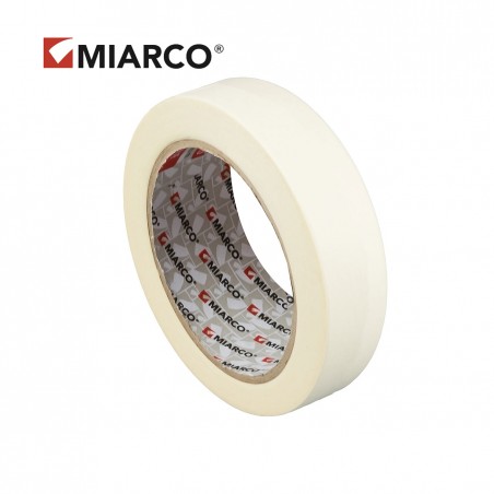 Cinta adhesiva papel carrocero pintor krepp MIARCO 29mm x 90 metros - Caja 60 uds