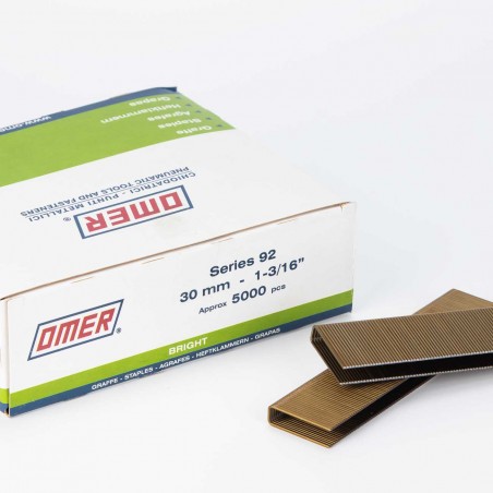Grapas omer 92/30 30 1/3-16" (92.38) - Caja 5000 unidades