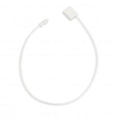 Marchamo reciclado plano blanco, hilo etiquetar poliéster...