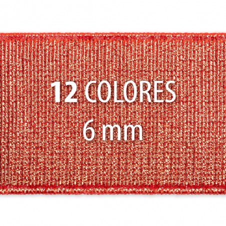 Rollo elástico metalizado