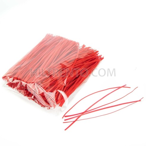 Alambre plastificado 3 mm 0.58 rojo para cerrar...