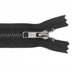Cremallera YKK metálica malla 5 grafito - 12 cm - Pack...