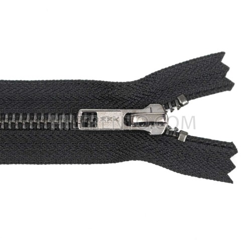 Cremallera YKK metálica malla 5 grafito - 24 cm...