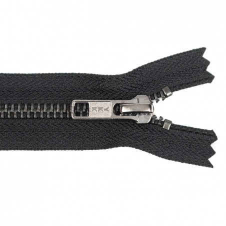 Cremallera YKK metálica malla 5 grafito - 28 cm - Pack 100 uds.