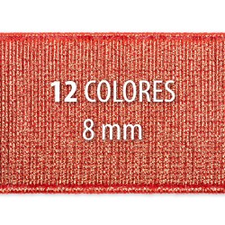 Rollo elástico metalizado