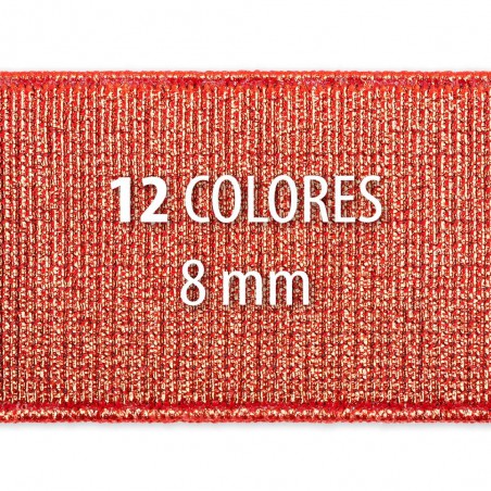 Rollo elástico metalizado