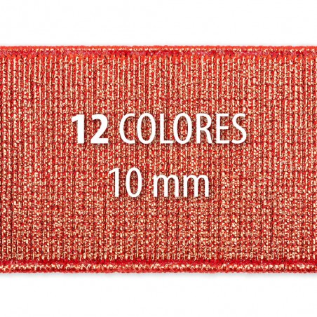 Rollo elástico metalizado