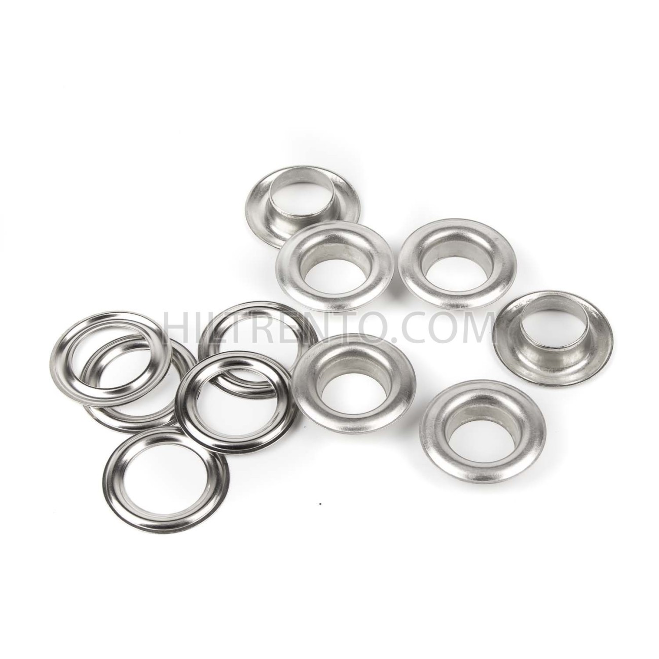 Ollao 34 mm níquel VL-80 + Arandela, ojales para lonas, fundas, bolsos Pack 1000