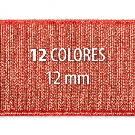 Rollo elástico metalizado