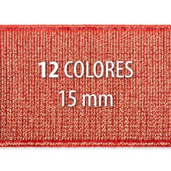 Rollo elástico metalizado