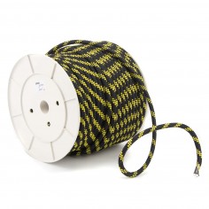 Cuerda driza nylon 10 mm gruesa, amarillo - negro -...