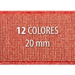 Rollo elástico metalizado