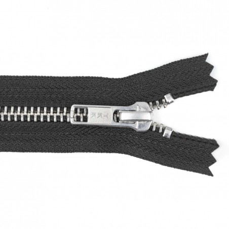 Cremallera YKK metálica malla 5 níquel - 50 cm - Pack 100 uds.